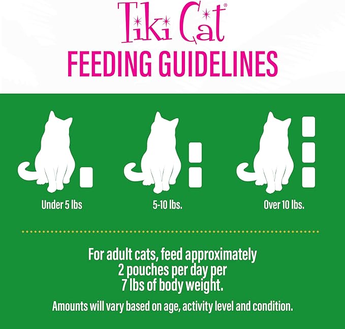 Tiki Cat Luau Velvet Mousse, Tuna & Mackerel in Broth, Complete Nutrition for Balanced Diet, Wet Cat Food For All Life Stages, 2.8 oz. Pouch (12 Count)