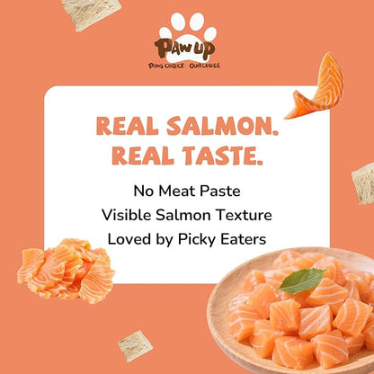 Freeze Dried Salmon Dog Treats, Single Ingredient Raw Dog Food Toppers, Healthy Training Treats for Dogs,3.8 oz