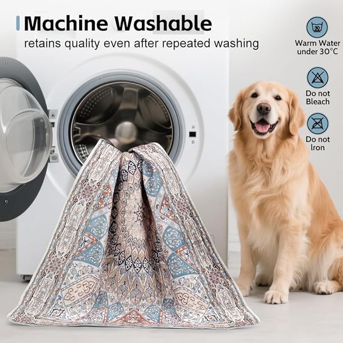 Washable Pee Pads for Dogs, 2 Pack Reusable Puppy Training Pads 32"x48" Super Absorbent Dog Pee Pad Waterproof Dog Training Pads, Non-Slip Potty Pads, Whelping Pads