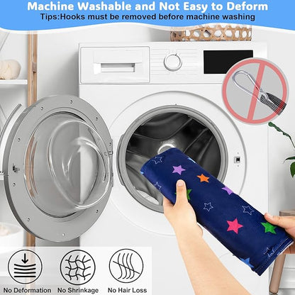 Glittme 3-Layer Ferret Hammock Soft Guinea Pig Hammock Washable Rat Hammock Hamster Cage Accessories Cozy Ferret Bed Toys for Small Animals Pet Sugar Glider