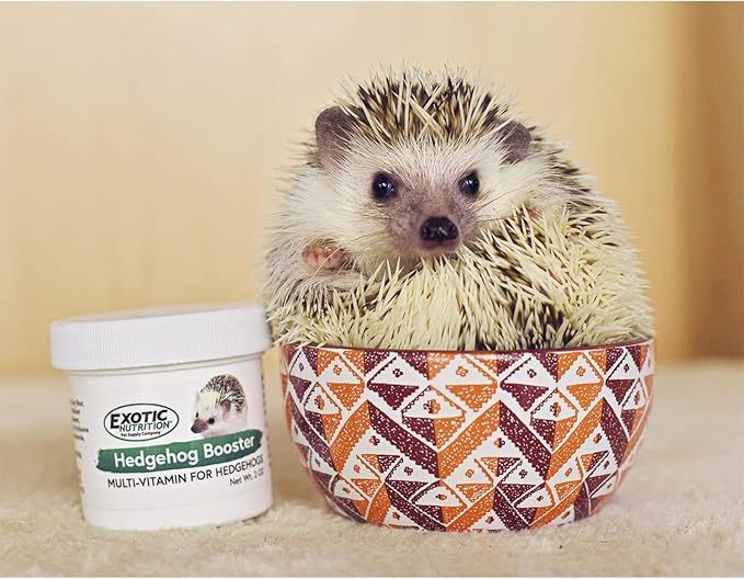 Hedgehog Booster - Complete Multivitamin - Powdered Vitamin & Mineral Supplement for Pet Hedgehogs (2 oz.)