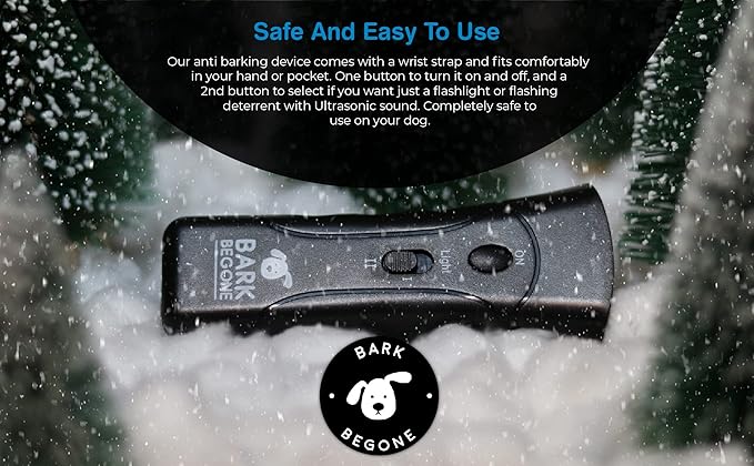 2023 Ultrasonic Dog Bark Deterrent & Behavior Corrector - Stop Barking, Jumping, Aggression Without Yelling - Just Point & Press! Backed by Kevin Harrington from Shark Tank