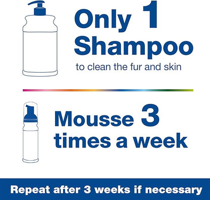 Douxo S3 Pyo Shampoo, Contains 3% Chlorhexidine & 0.5% Ophytrium, Antiseptic & Hydrating, For Bacterial or Yeast Skin Infections, For Dogs and Cats, 6.7 fl. oz. (200mL)