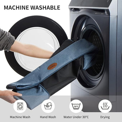 Orthopedic Dog Beds for Medium Dogs, Durable Egg Crate Foam Sofa Dog Bed wit Washable Removable Cover,Waterproof Lining,Pet Bed for Large Dogs (Navy Blue-Velvet, 39.4" L x 31.5" W x 7.4" Th)