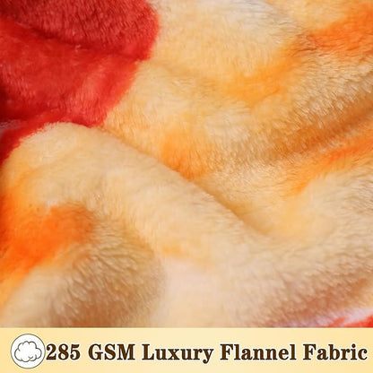 mermaker Pepperoni Pizzas Blanket Swaddle for Baby Toddler Newborn, 285 GSM Soft Flannel Pizzas Toddler Swaddle Wrap Blanket Funny Gifts for Baby Shower Boys Girls, 36 inch