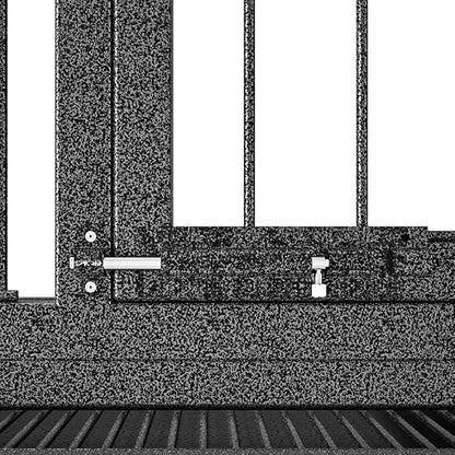 37 inch Heavy Duty Wire Dog Crate Cage Kennel for Large Dogs, High Anxiety Dog Crate with Removable Wire Trays and Wheels, Extra Large XL XXL