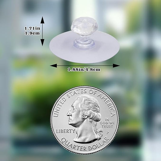 10 Pcs Aquarium Lid Handle, Acrylic Round Handles with Adhesive for Fish Tank Cover, Fish Tank Accessories, Aquarium Lid Handle Replacement