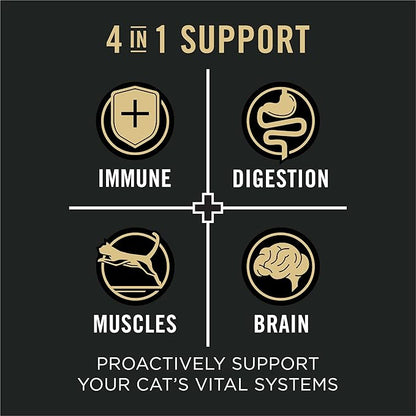 Purina Pro Plan Vital Systems Chicken and Egg Formula 4-in-1 Adult Dry Cat Food - 3 lb. Bag