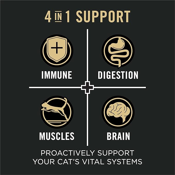 Purina Pro Plan Vital Systems Chicken and Egg Formula 4-in-1 Adult Dry Cat Food - 5 lb. Bag