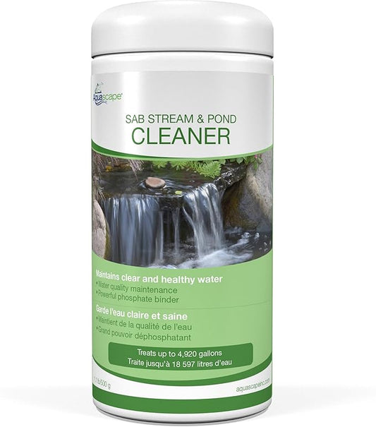 Aquascape 98900 SAB Stream & Pond Clean Water Treatment, 1.1-Pound,White