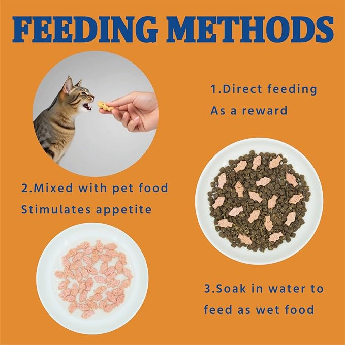 1.1 lb/500g Cat Grass Treats for Indoor Cats - 17.6 oz Natural Tuna Flavor, Healthy Snacks for All Life Stages, Crunchy Training Biscuits with Dental Care & Hairball Control