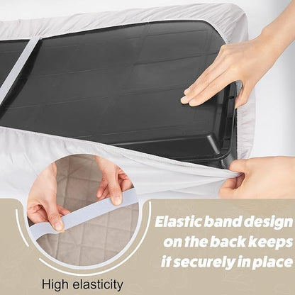 Bienbee Ferret Cage Liner Set for Ferret Nation & Critter Nation Cage, Waterproof Ferrets Cage Accessories for Small Animals Rats Chinchillas Hedgehogs Ferrets(Gray Mushroom, Double Unit Combo)