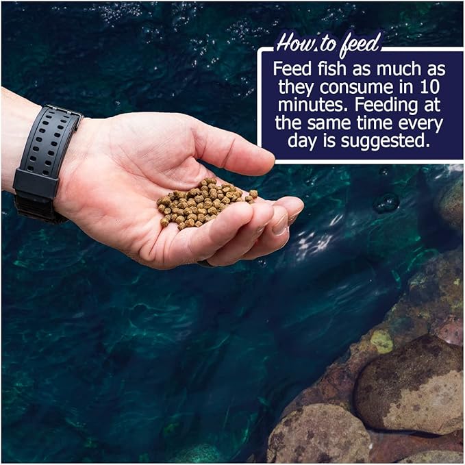 Natural Waterscapes Game Fish Food Variety | 40 lb Bulk Fish Food Pellets | Feed to Bass, Bluegill, Trout, Catfish, Tilapia