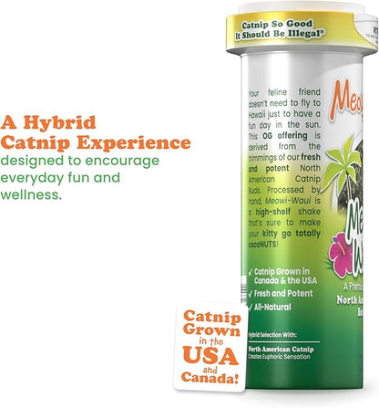 Meowijuana Cloud 9 Bundle | King Size Catnip Joints and Meowi-Waui | Hand Harvested and Rolled Dried High Potency Catnip | Grown in North America