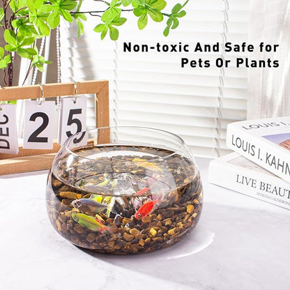 0.5 Lb/230g Crystal Chips Tumbled Polished Natural Tiger Eye Gravel Stones, Irregular Shaped Healing Stones Gravel Pebble for Crafts, Vases Filler and Fish Turtle Tank Decorations