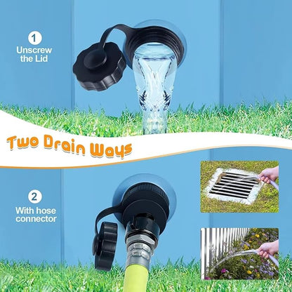 Dog Pool for Large Dogs, Kiddie Pool Hard Plastic, Dog Bathtub Portable, Foldable Pool for Dogs Slip-Resistant (Blue, L-47"x12")