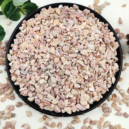 5LB Succulent and Cactus Gravel Pebbles, 1/5 Inch Natural Decorative Polished Stones, River Rocks for Plants, Vases, Aquariums, Terrarium and Outdoor Gardening,Peach