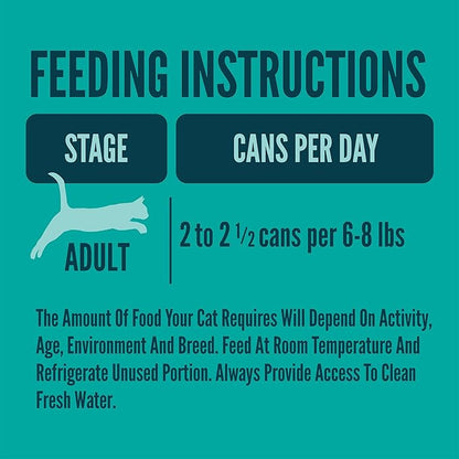 A Strong Heart Canned Wet Cat Food, Beef Dinner Paté - 3 oz Cans (Pack of 24), Made in The USA with Real Beef