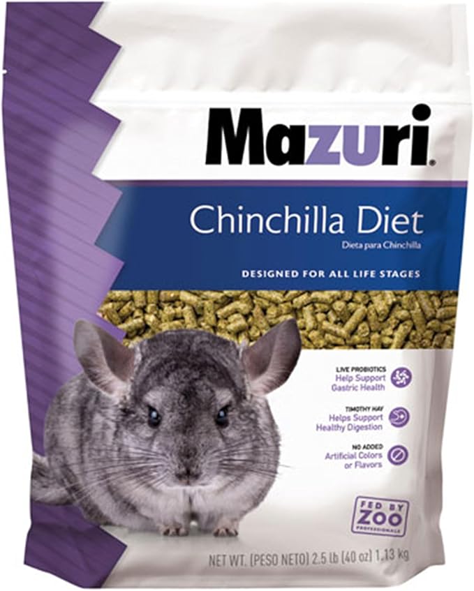Mazuri Chinchilla Food | 2.5 Pound (2.5 lb.)