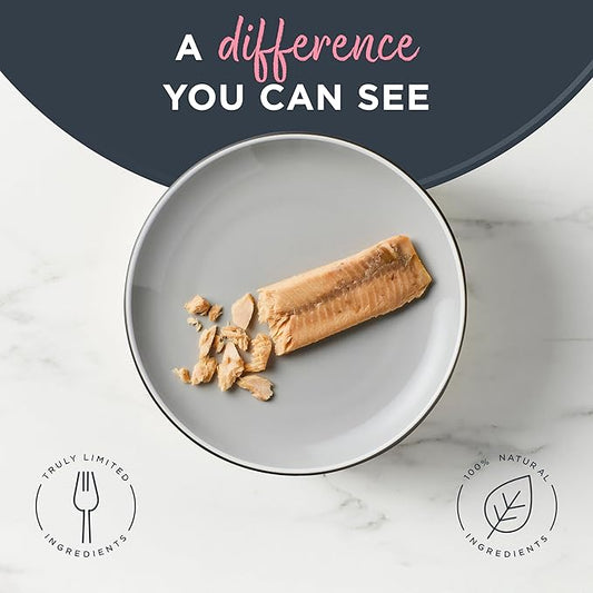 Reveal Natural Cat Treats, 6 Count Single Ingredient Treat for Cats, Grain Free, Whole Salmon Loin, 1.06 oz Bags