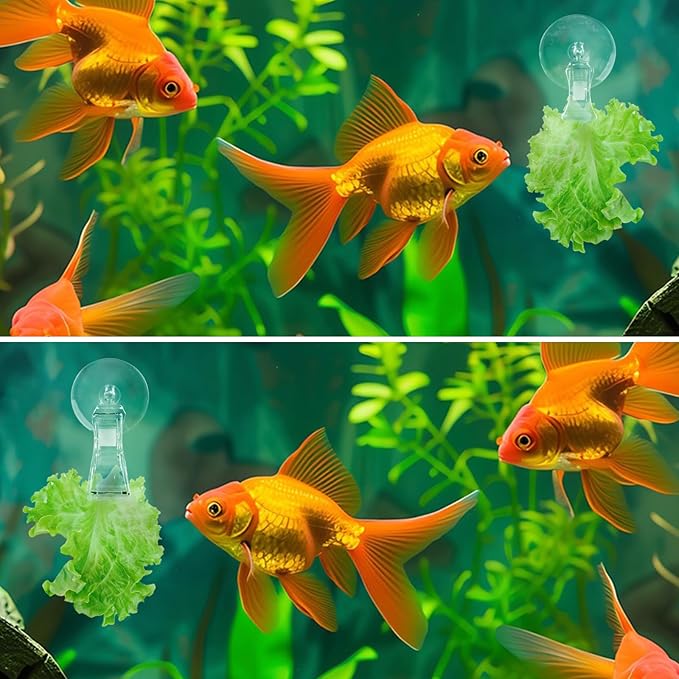 6 Pack Aquarium Suction Cups with Clips - Air Pump Accessories for Fish Tank - Mixed Clips