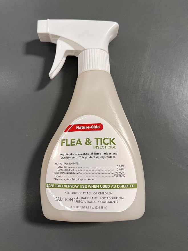 Nature-Cide Flea & Tick. All Natural Tick and Flea Spray for House and Pets to Keep Your Home Safe. Kills on Contact. No Strong Odor. 32 oz