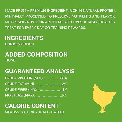 OPET Freeze Dried Cat & Dog Treats,Single Ingredient High Protein Grain Free Crunchy Cat Treats，Healthy Training Treats(7.04oz)