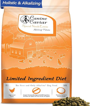 Canine Caviar - Special Needs: Chicken & Brown Rice Alkaline Dry Dog Food, Limited Ingredients, Gluten-Free, Based on Science & Research, Veterinary Alternative Diet (11 Pound Bag)