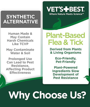 Vet’s Best Flea & Tick Home Spray for Dogs – Plant-Based Flea and Tick Treatment with Cotton Spice Scent – Indoor Flea Spray for Dogs – Made in USA Flea Control for Home Use – 32 oz