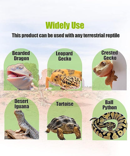 Bearded Dragon Tank Accessories, Reptile Substrate Floor for Bearded Dragon Enclosure 4x2x2, Leopard Gecko Tank Liner Mat for 120 Gallon Reptile Tank