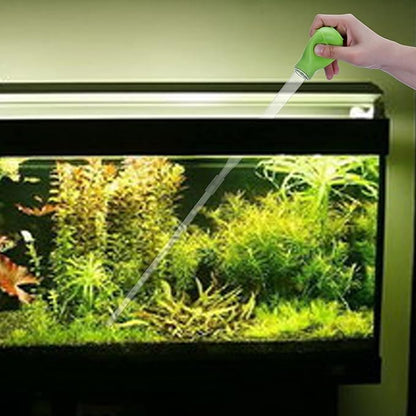 Coral Feeder SPS HPS Feeder with Extension Tube, Aquarium Long Syringe Dropper Pipette Turkey Baster for Marine Fish Feeding (Green/Extendable)