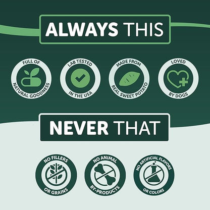 Sweet Potato Slices Dog Treats, 16oz