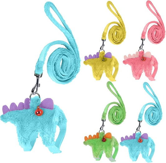 Ferret Harness, Ferret Leash, Ferrets Harness and Leash Set with Safe Bell, Ferrets Collar Small Animals Vest Harnes for Puppy, Teacup Dog and Other Small Pet (Blue)