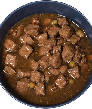 Amazon Basics Wet Dog Food Variety Pack, Country Stew Flavor and Cuts in Gravy with Beef, Made with Natural Ingredients, 13.2oz Cans (Pack of 12)