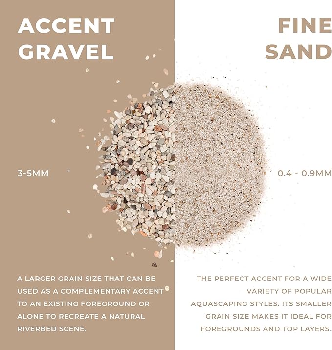 Ultum Nature Systems Controsand Tahoe Aquarium Sand (3L) - Freshwater Tank Substrate for Live Shrimp & Planted Aquariums