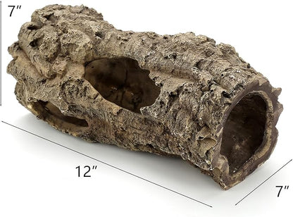 Large Reptile Hide, 12”, Aquarium Decor, Territorial Fish Hideaway, Hideout House, Reptile Decoration