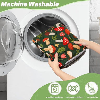 Bienbee Ferret Cage Liner Set for Ferret Nation & Critter Nation Cage, Waterproof Ferrets Cage Accessories for Small Animals Rats Chinchillas Hedgehogs Ferrets(Green Mushroom,Single Unit Combo)