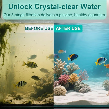 10 Bio-Bag Medium Filter Cartridges with 4 Foam Filters Compatible with Tetra Whisper Internal Power Filter 5-10 Gallons and Whisper Bio-Bag Filters 10i/IQ10/PF10, ReptoFilter 20 Gallons