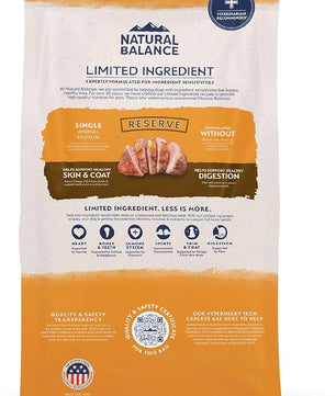 Natural Balance Limited Ingredient Adult Grain-Free Dry Dog Food, Reserve Duck & Potato Recipe, 4 Pound (Pack of 1)