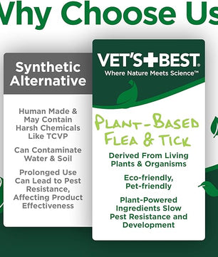 Vet's Best Natural Flea & Tick Home Spray for Dogs – Cotton Spice Scented Indoor Pest Control Spray – Natural Flea & Tick Protection with Certified Plant-Based Ingredients – Made in USA – 96 oz Refill
