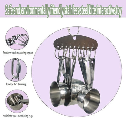 Bird Toys Hanging Bite Chewing Interactive Toys Macaw, African Grey Parrot, Cockatow, Amazon Parrot Bird Gifts