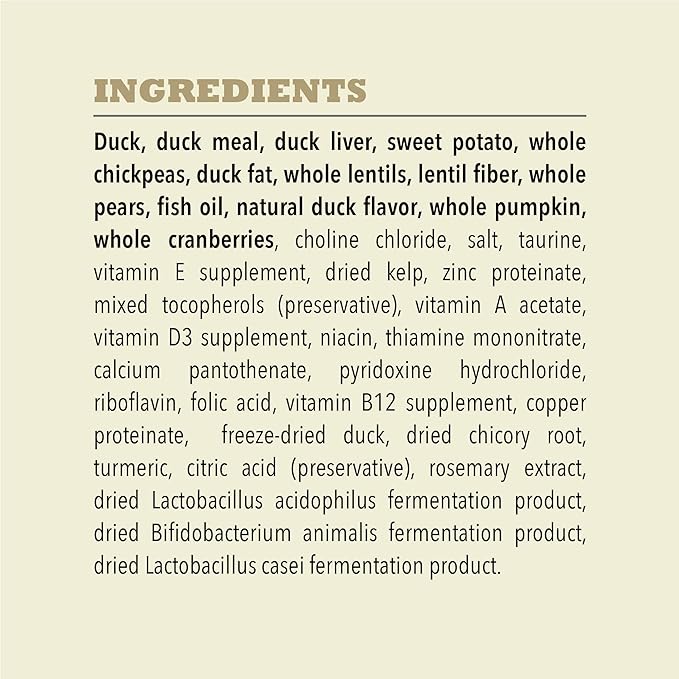 ACANA Singles Limited Ingredient Grain Free High Protein Dry Dog Food Duck & Pear Recipe 4.5lb Bag