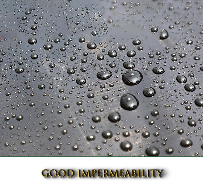 HDPE Pond Liner Garden Pool Waterproof Membrane Durable Flexible Fish Pond Preformed Liners for Fishponds Ponds Protection Reinforced Landscaping(Size:6 * 9m,Color:20S)