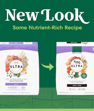 Nutro Ultra Adult Dry Dog Food with a Trio of Proteins from Chicken, Lamb and Salmon, 30 lb Bag