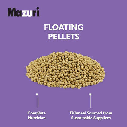 Mazuri Koi Floating Pond Nuggets, Floating Koi Fish Food for Ponds, 20 lbs