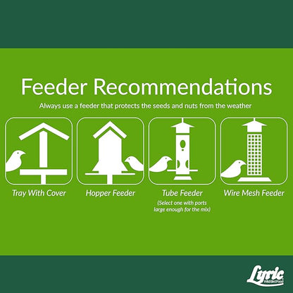 Lyric Fine Tunes No Waste Bird Seed 5 lb. Bag and Lyric Finch Small Songbird Wild Bird Food 5 lb. Bag for Outdoor Bird Feeders