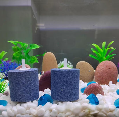 AQUANEAT Aquarium Air Stones 2x2 inch 4 Pack, Aerator Bubble Diffuser, Air Pump Accessories for Hydroponic, Pond, Aquarium Fish Tank