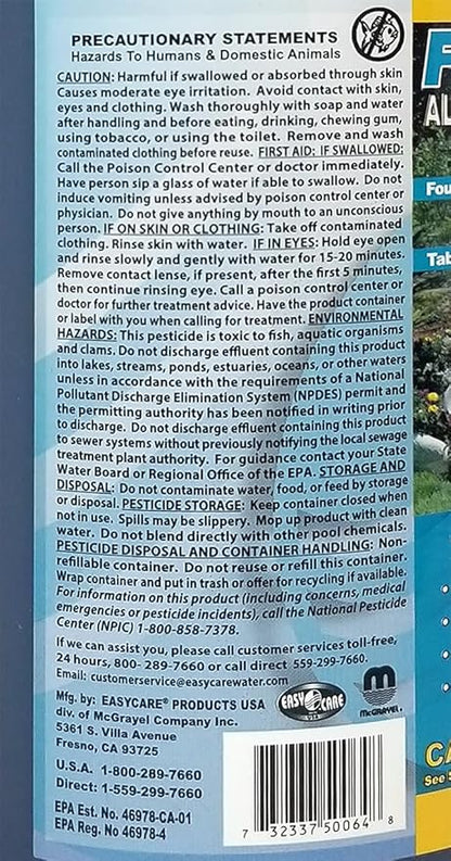 Fountec Fountain Algaecide Clarifier, 64 Ounce