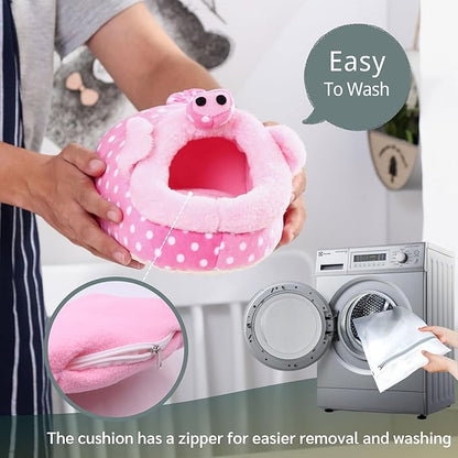 JanYoo Guinea Pig Rat Accessories Toys House Hideout Cage Supplies Chinchilla Cage Ferret Gerbil(S,Pig)