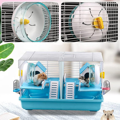 6.9 Inch Hamster Running Wheel, Silent Hamster Exercise Wheels, Mount on Hamster Cage, for Dwarf Hamster, Pet Mouse, Mice